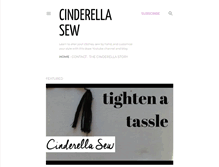 Tablet Screenshot of cinderellasew.com